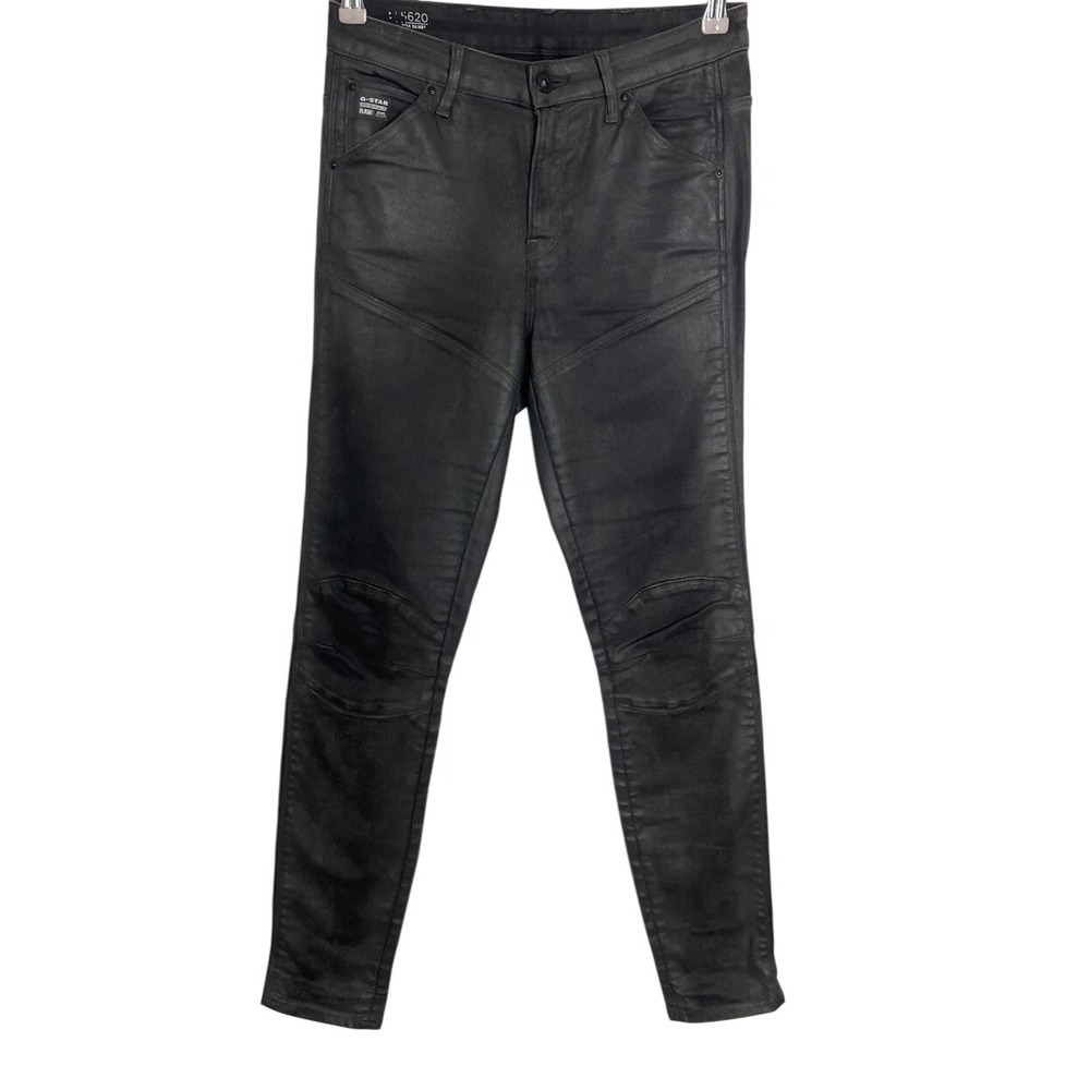 G-Star RAW 5620 3D Skinny Jeans Slander Aged Black Size 27x30